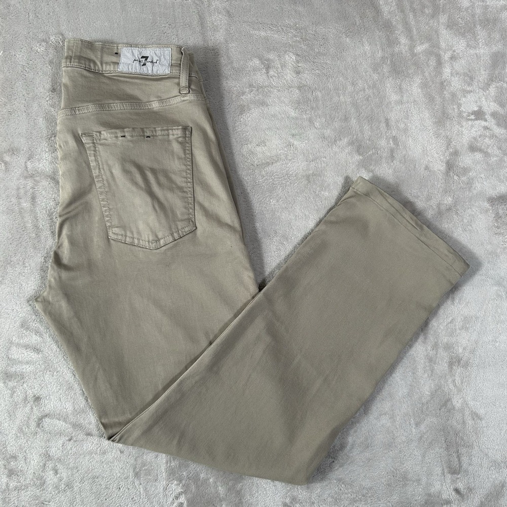 7 For All Mankind Jeans Mens 33 SLIMMY Straight LUXE Sport Performance Stretch
